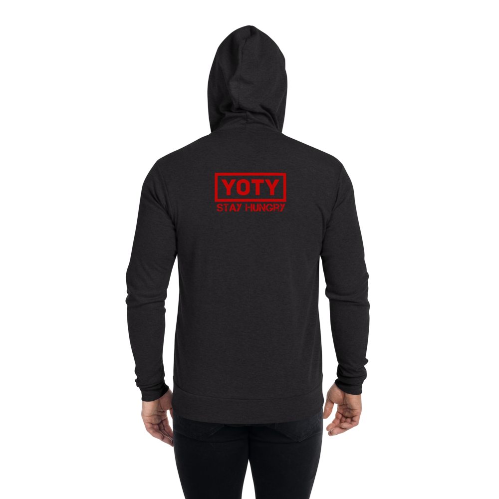 Stay Hungry all red hoodie