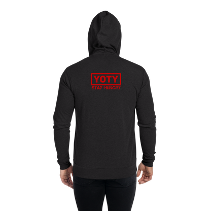 Stay Hungry all red hoodie