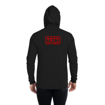 Stay Hungry all red hoodie